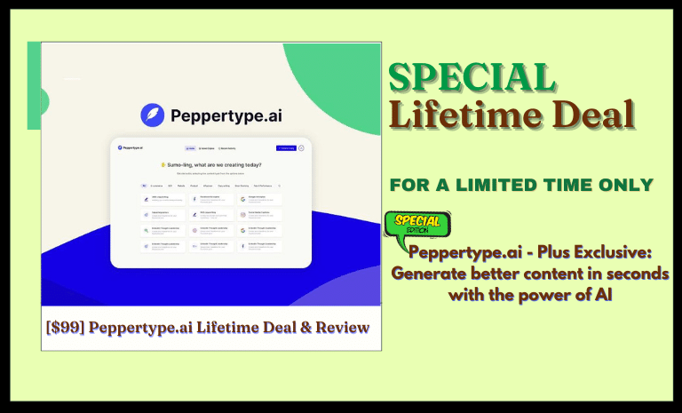 Peppertype Ai Lifetime Deal Peppertype Ai Lifetime Deal